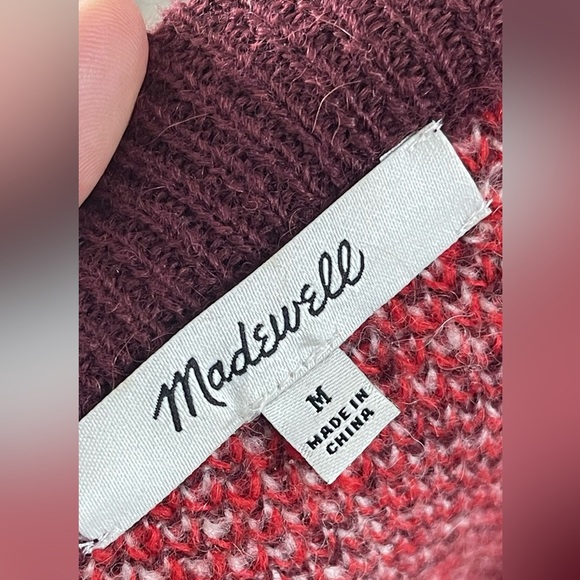 Madewell Women's Multicolor Plaid Sweater - Picture 10 of 12